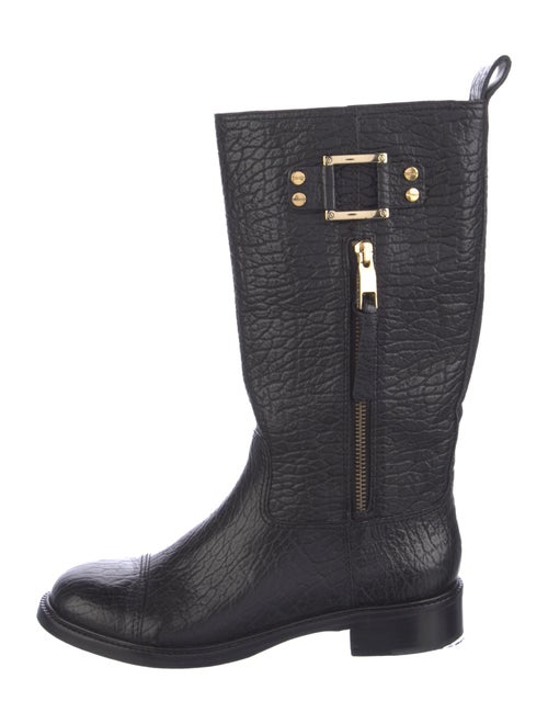 Tory Burch Leather Moto Boots