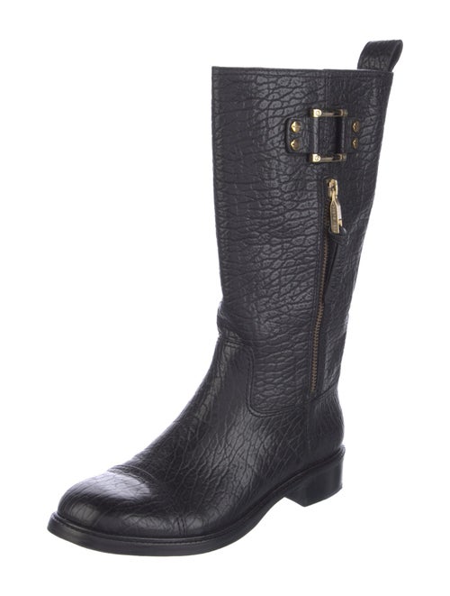 Tory Burch Leather Moto Boots