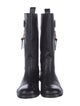 Tory Burch Leather Moto Boots