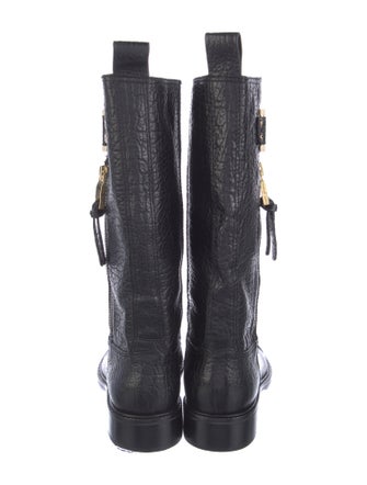 Tory Burch Leather Moto Boots