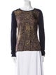 Tory Burch Silk Printed Sweater