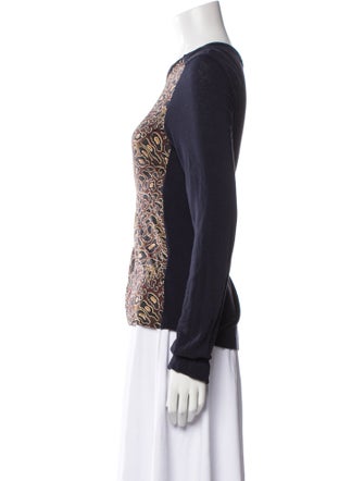 Tory Burch Silk Printed Sweater