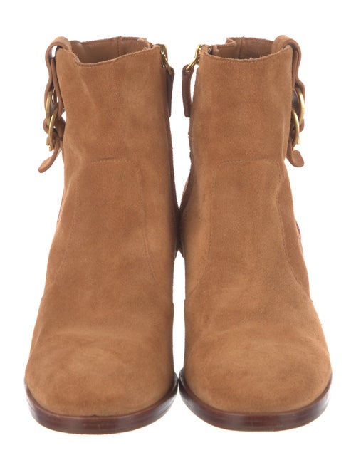 Tory Burch Suede Moto Boots