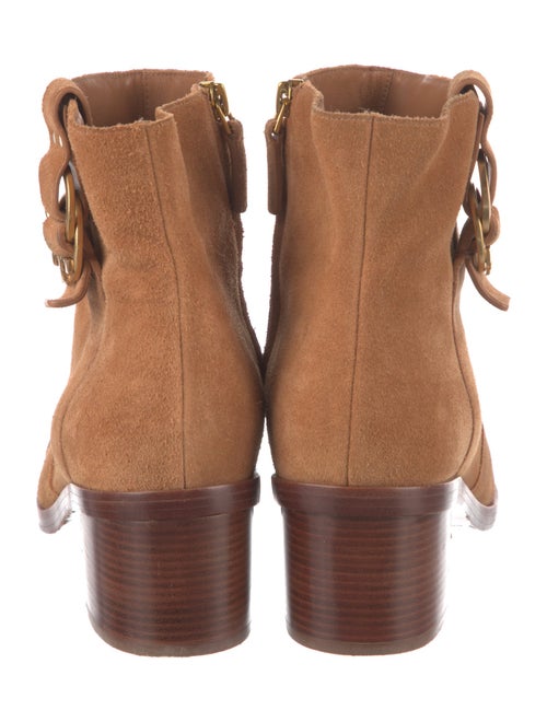 Tory Burch Suede Moto Boots