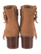 Tory Burch Suede Moto Boots