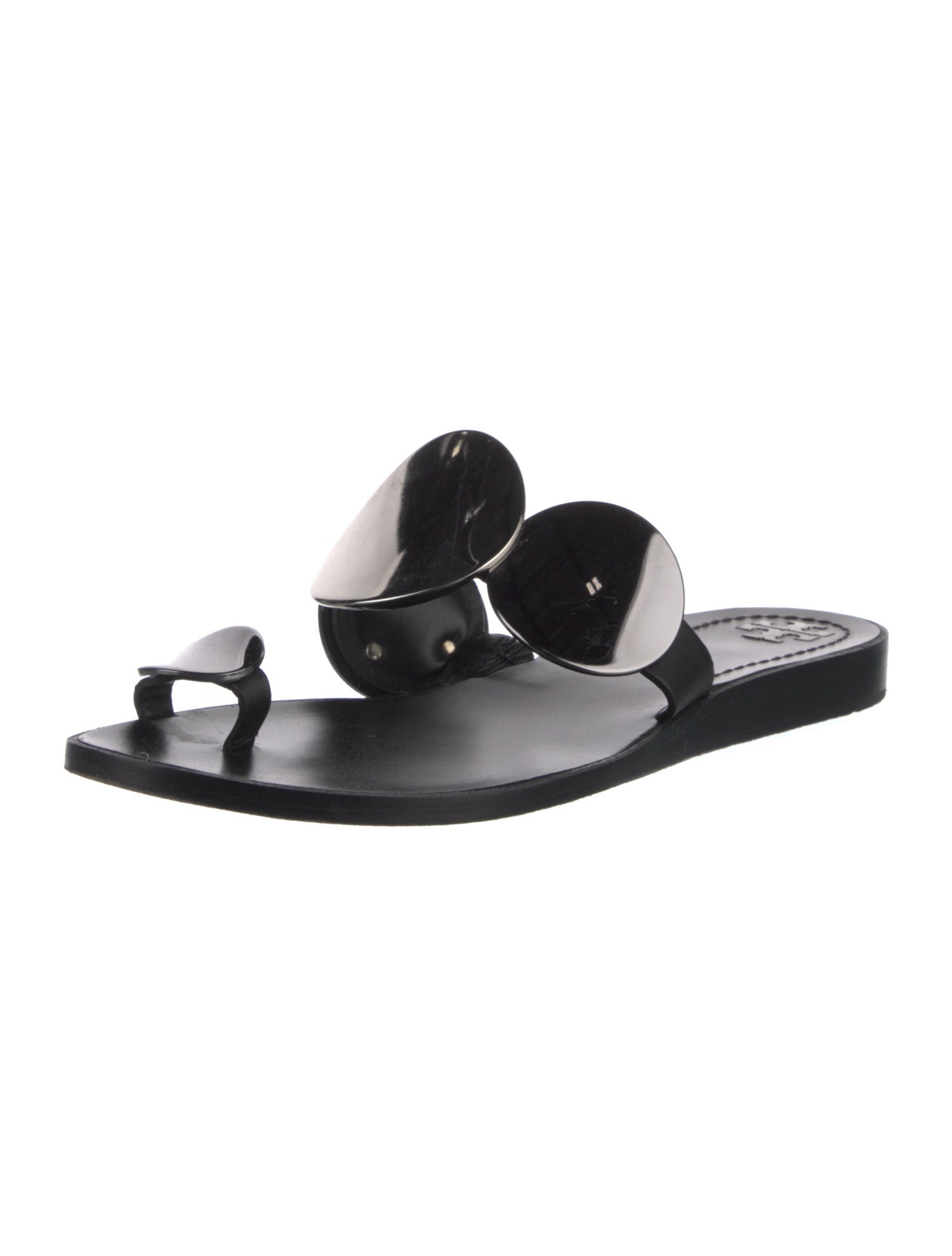 Tory Burch Leather Slides