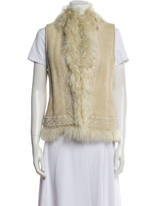 Tory Burch Leather Printed Vest