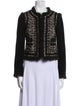 Tory Burch Wool Tweed Pattern Evening Jacket