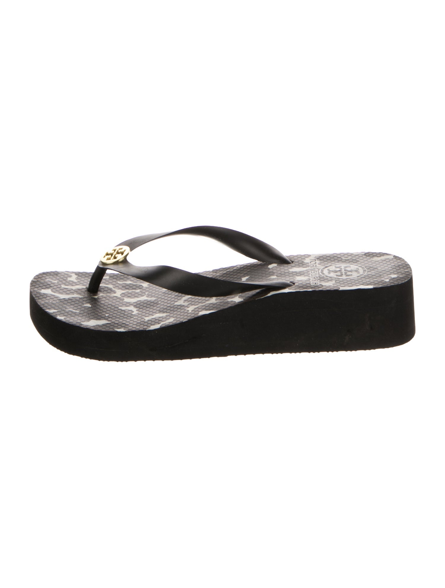 Tory Burch Rubber Printed Flip Flops