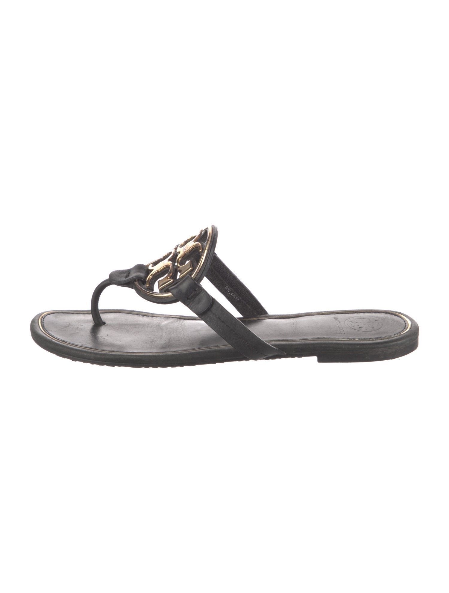 Tory Burch Leather Slides