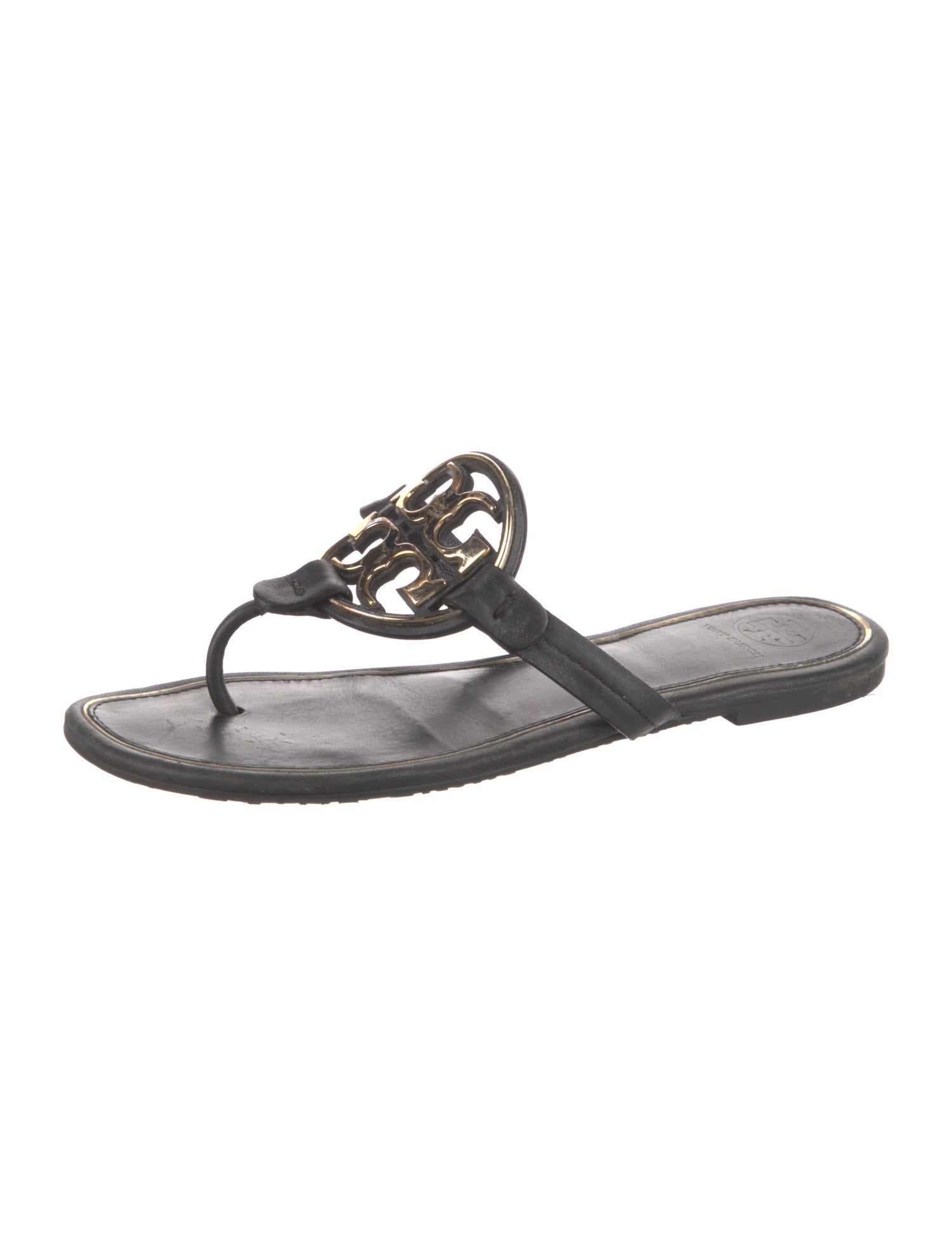 Tory Burch Leather Slides