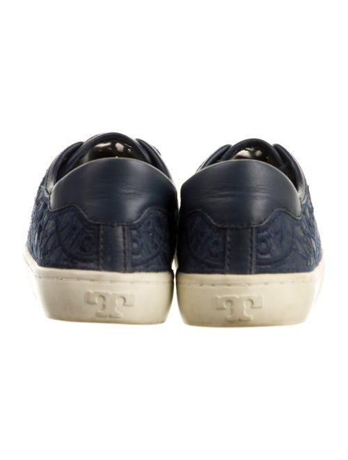 Tory Burch Lace Pattern Embroidered Accent Sneakers