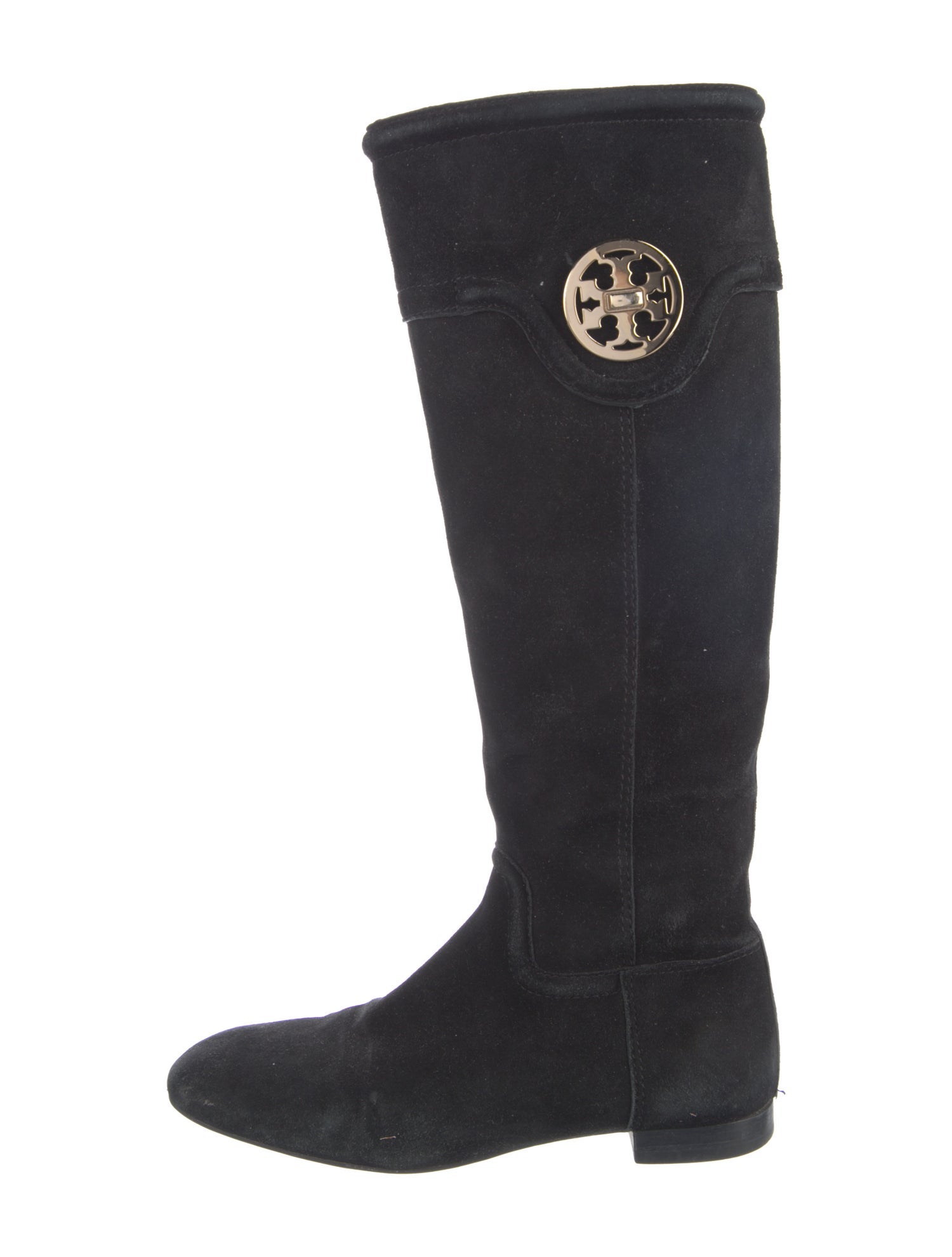 Tory Burch Suede Riding Boots