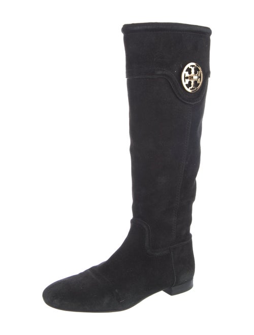 Tory Burch Suede Riding Boots