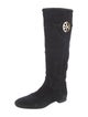 Tory Burch Suede Riding Boots
