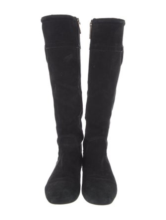 Tory Burch Suede Riding Boots