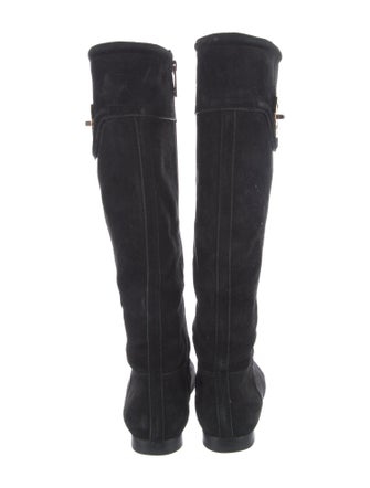 Tory Burch Suede Riding Boots