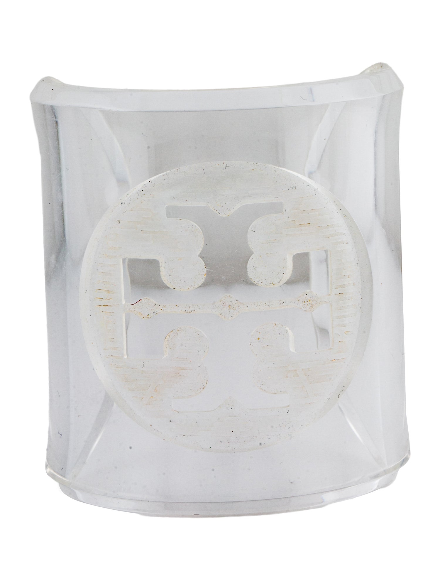 Tory Burch Resin Logo Cuff Bracelet