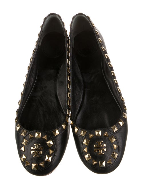 Tory Burch Leather Studded Accents Flats