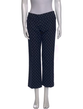 Tory Burch Printed Straight Leg Pants