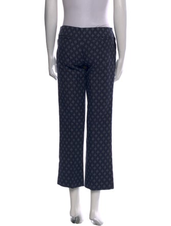 Tory Burch Printed Straight Leg Pants