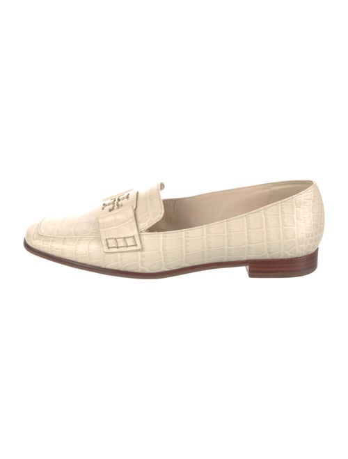 Tory Burch Embossed Leather Loafers