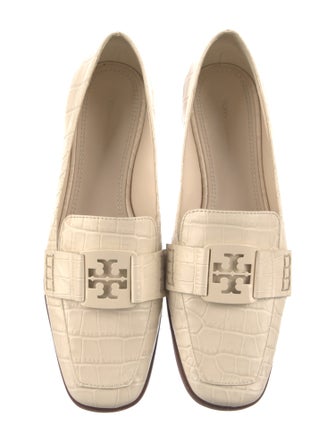 Tory Burch Embossed Leather Loafers