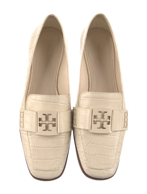 Tory Burch Embossed Leather Loafers