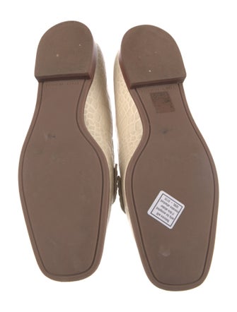 Tory Burch Embossed Leather Loafers