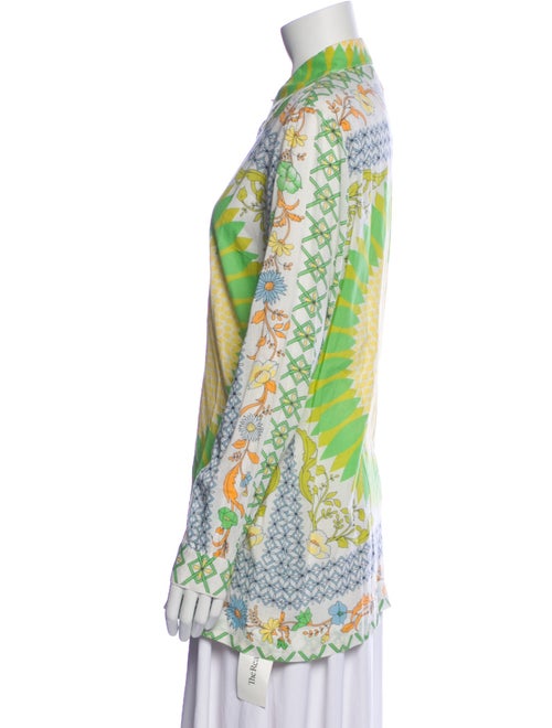 Tory Burch Printed Long Sleeve Tunic