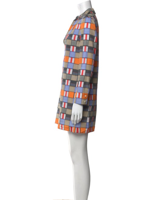 Tory Burch Plaid Print Mini Dress