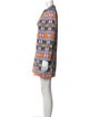 Tory Burch Plaid Print Mini Dress