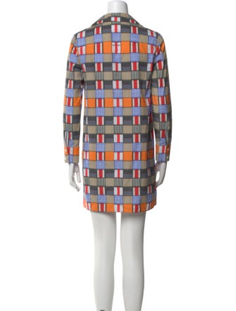 Tory Burch Plaid Print Mini Dress