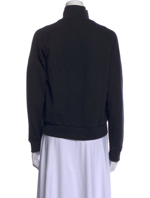 Tory Burch Graphic Print Mock Neck Sweatshirt