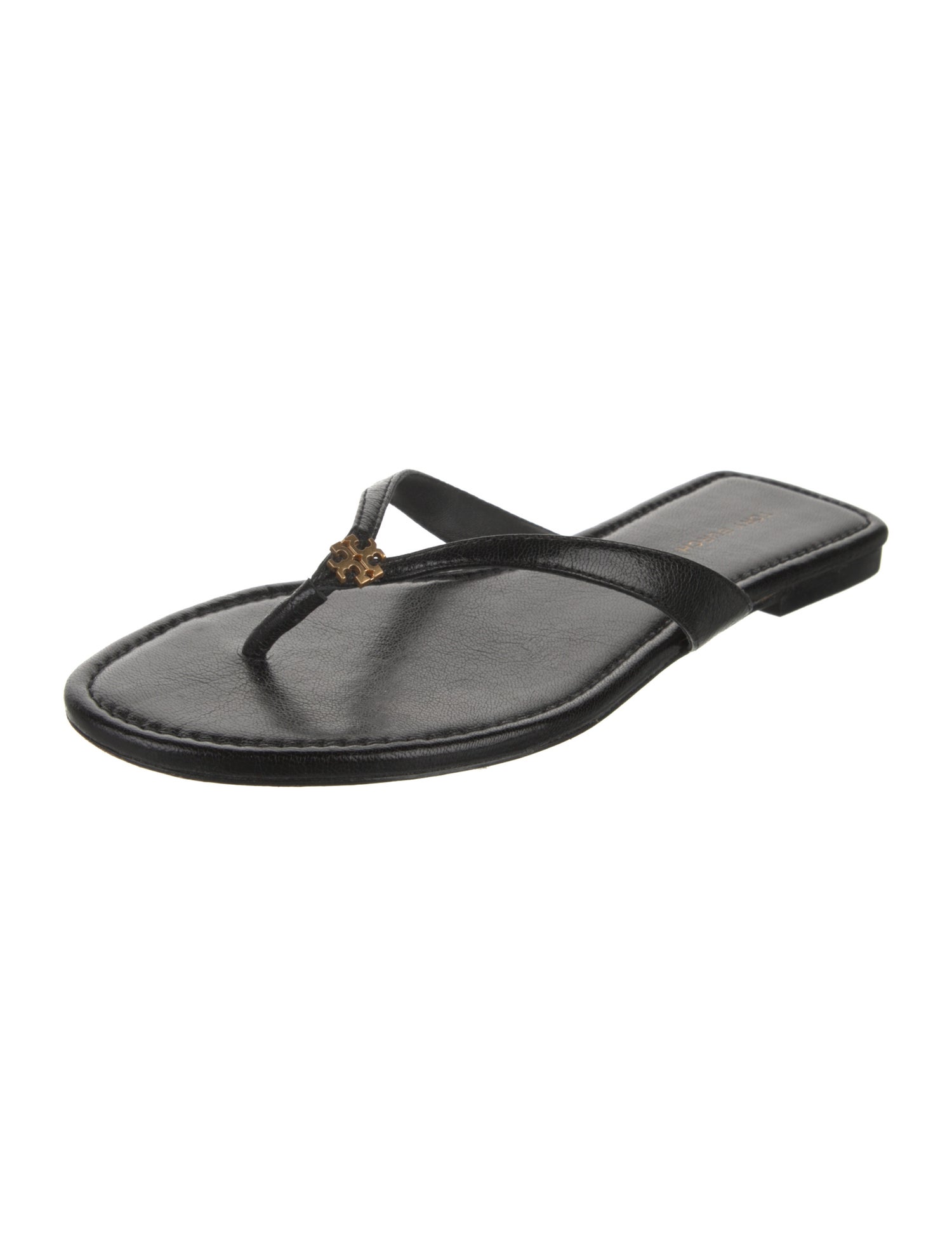 Tory Burch Leather Flip Flops