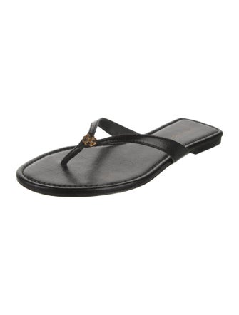 Tory Burch Leather Flip Flops