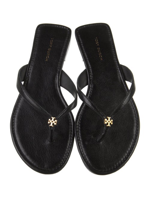 Tory Burch Leather Flip Flops