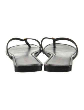 Tory Burch Leather Flip Flops