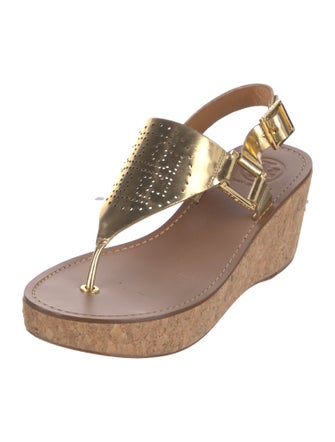 Tory Burch Leather Slingback Sandals