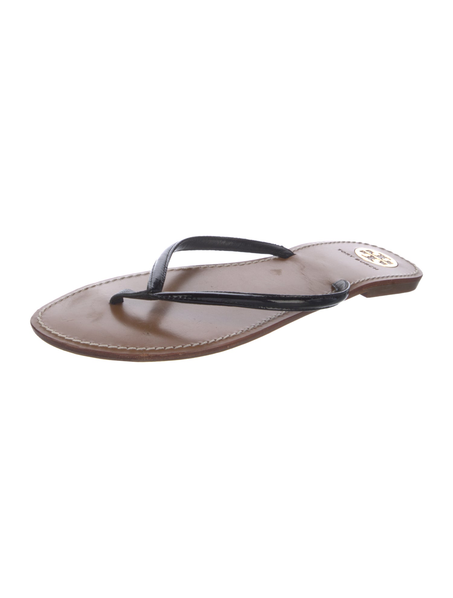 Tory Burch Leather Flip Flops