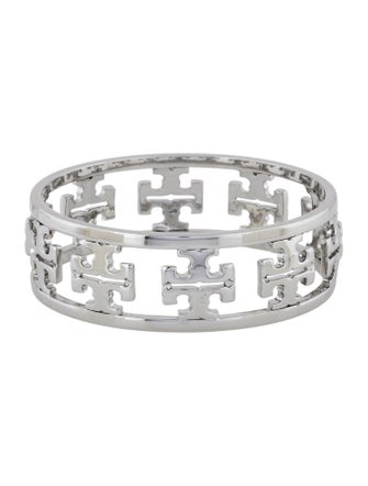 Tory Burch Reverse Cutout Logo Bangle Bracelet