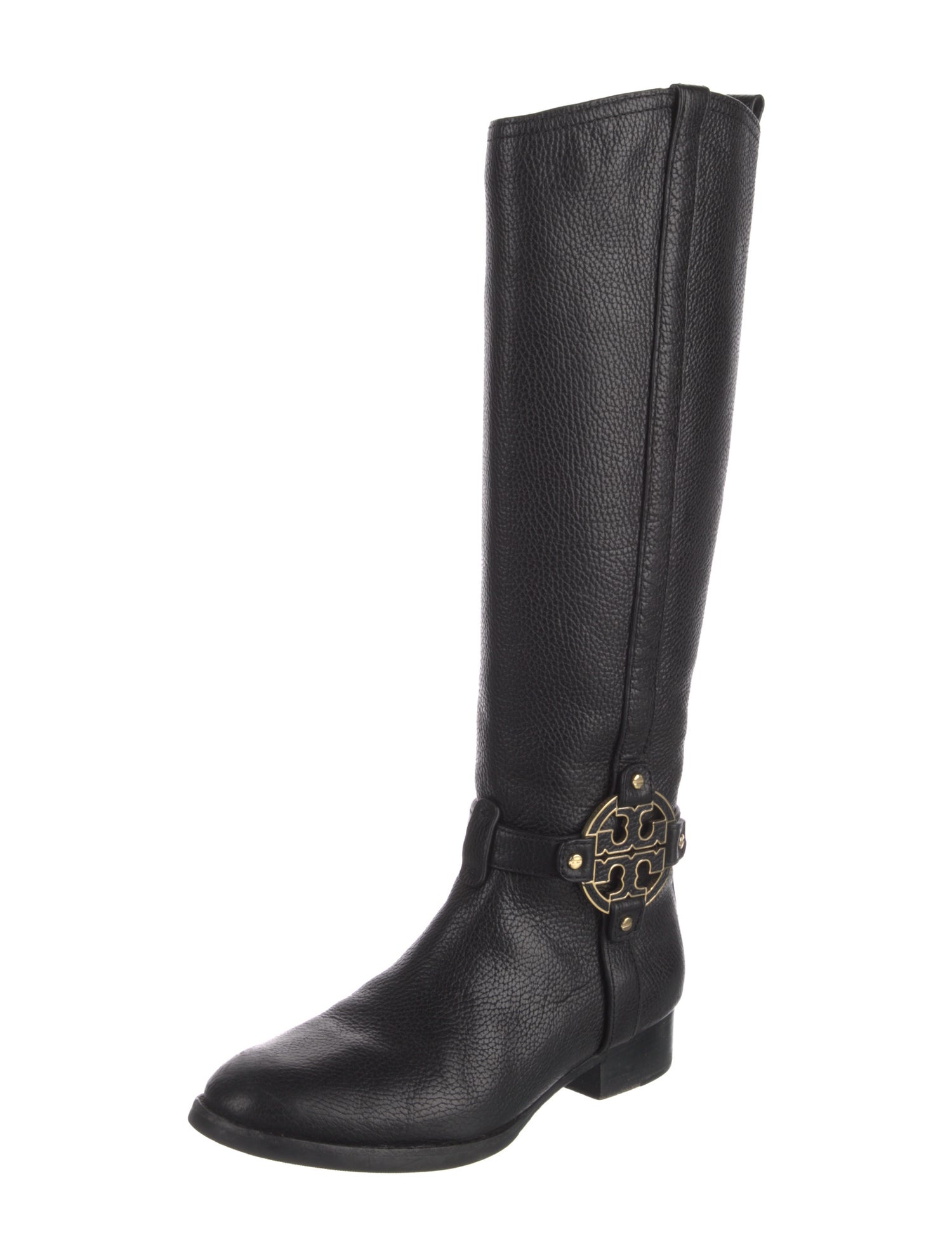 Tory Burch Leather Riding Boots