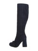 Tory Burch Suede Chain-Link Accents Boots