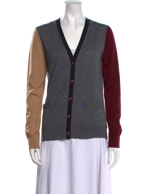 Tory Burch Merino Wool V-Neck Sweater