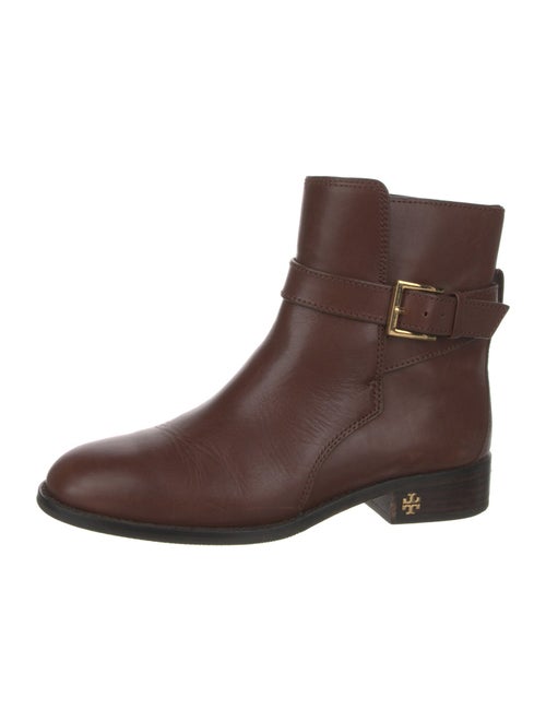 Tory Burch Leather Moto Boots