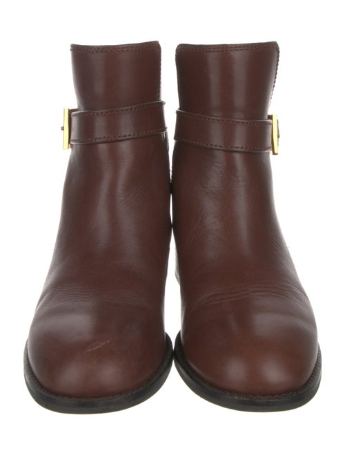 Tory Burch Leather Moto Boots