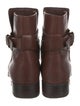 Tory Burch Leather Moto Boots