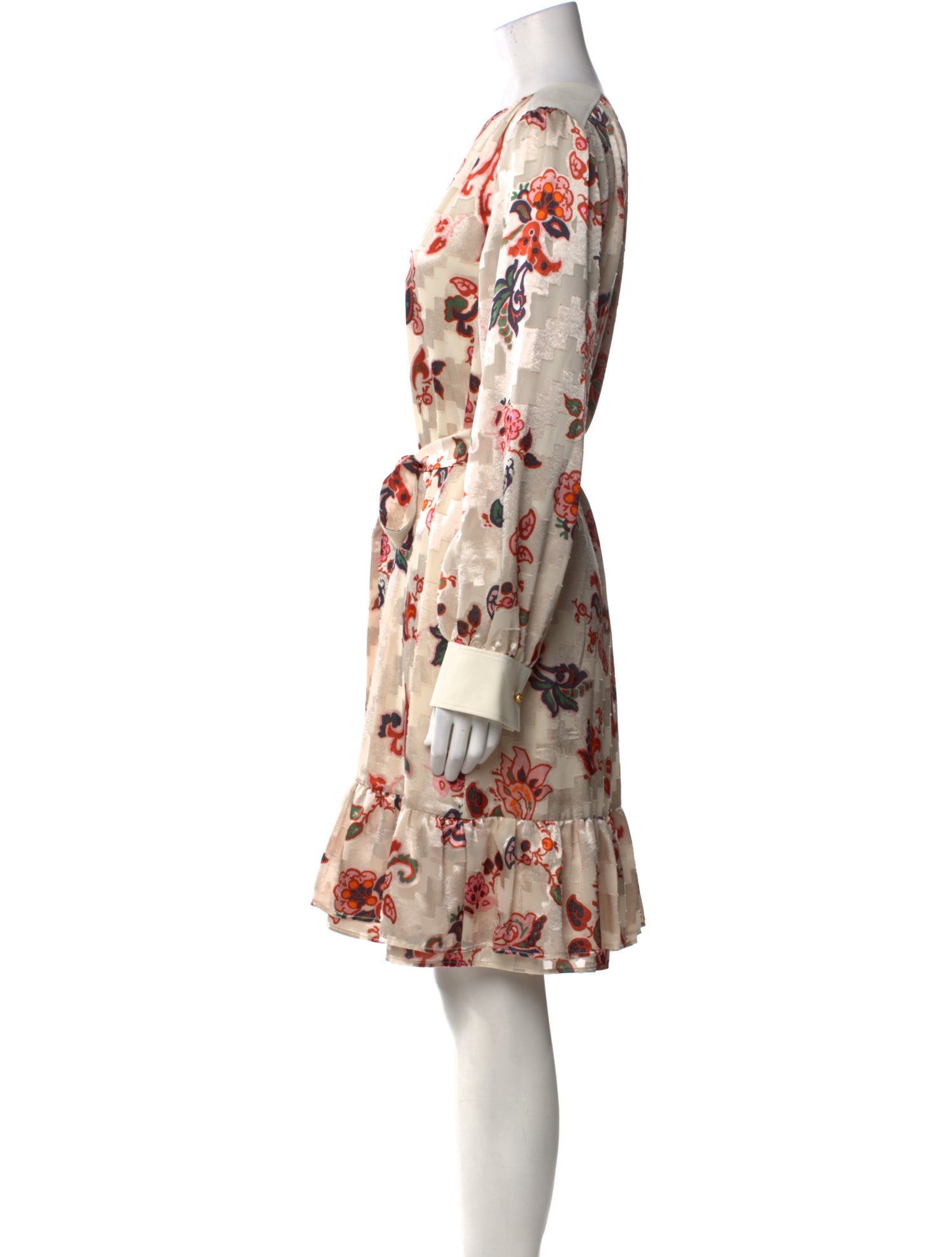 Tory Burch Floral Print Knee-Length Dress