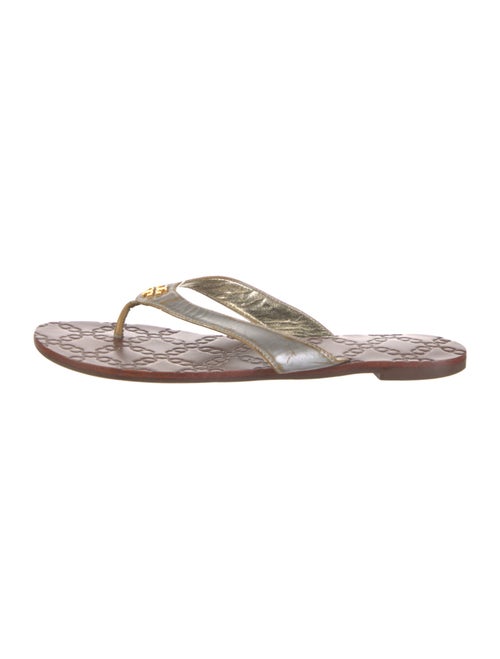 Tory Burch Leather Flip Flops
