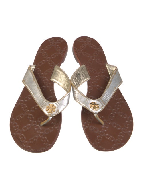 Tory Burch Leather Flip Flops